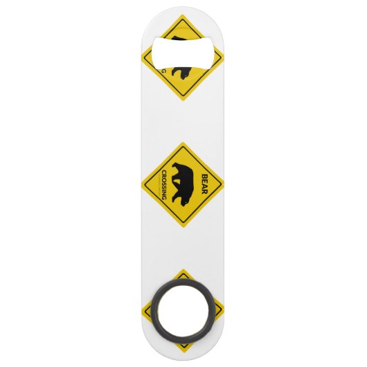 SlipperySignal de passage de l'ours de Joe silhoue (Devant)