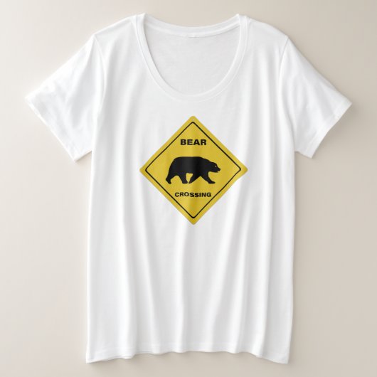 SlipperySignal de passage de l'ours de Joe silhoue (Design devant)