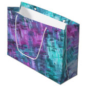 slipstream digihatch - blauwgroen en paarse: groot cadeauzakje (Voorkant Gekanteld)