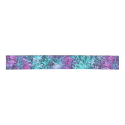 slipstream digihatch - blauwgroen en paarse: grosgrain lint (Voorkant)