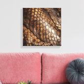 Slithering Chic Canvas Afdruk (Insitu (Woonkamer))