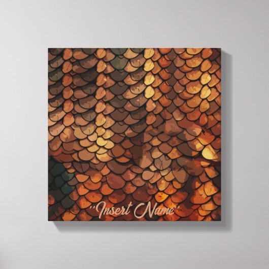 Slithering Chic Canvas Afdruk (Voorkant)