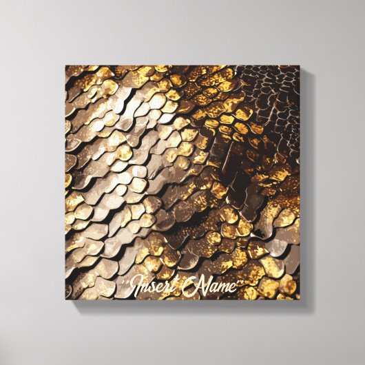 Slithering Chic Canvas Afdruk (Voorkant)