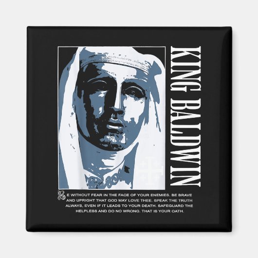 Sliver Mask King Baldwin Iv Meme The Leper King Wa Magneet (Voorkant)