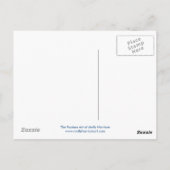 Sliver Moon Fairy en Cat Briefkaart (Achterkant)