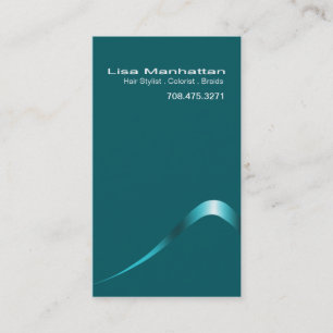 Sliver Sophisticated Business Card-sjabloon Visitekaartje