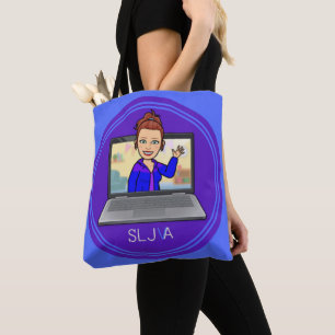 SLJ-VA Cartoon Logo Draagtas