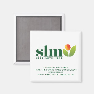 SLM CONSULTANCY Klant Dank u Cadeau Magneet