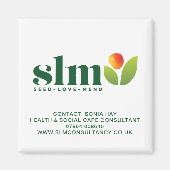 SLM CONSULTANCY Klant Dank u Cadeau Magneet (Voorkant)