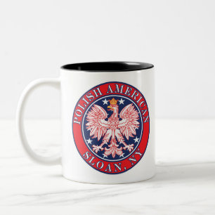 Sloan New York Eagle Tweekleurige Koffiemok