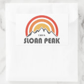 Sloan Peak Washington Rechthoekige Sticker (Tas)