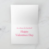 Slobber kisses Valentines Carte de jour Aide Secou (Intérieur)