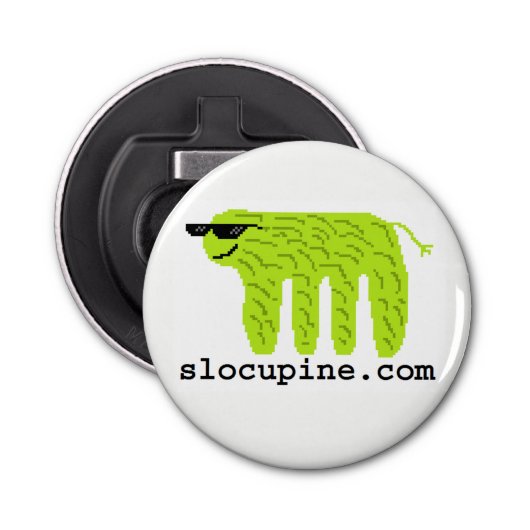 slocupine.com button flesopener (Voorkant)