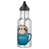 Sloffee Sloth dans une bouteille d'eau de bouillie (Droite)