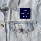Slogan, AA, Alanon Vierkante Button 5,1 Cm (In situ)