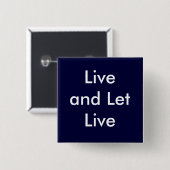 Slogan, AA, Alanon Vierkante Button 5,1 Cm (Voorkant /achterkant)