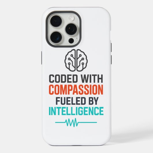 Slogan AI - Codé avec la compassion alimenté (Verso)