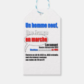 Slogan En Marche Cadeaulabel (Voorkant)