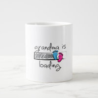 Slogan grandma is loading. Opa en oma worden.