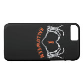 Slogan Halloween. Hartgebaar gemaakt van skelet Case-Mate iPhone Case (Achterkant (Horizontaal))