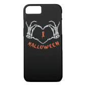 Slogan Halloween. Hartgebaar gemaakt van skelet Case-Mate iPhone Case (Achterkant)