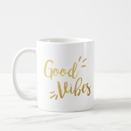 Slogan Mug | Good Vibes | or or or (Gauche)