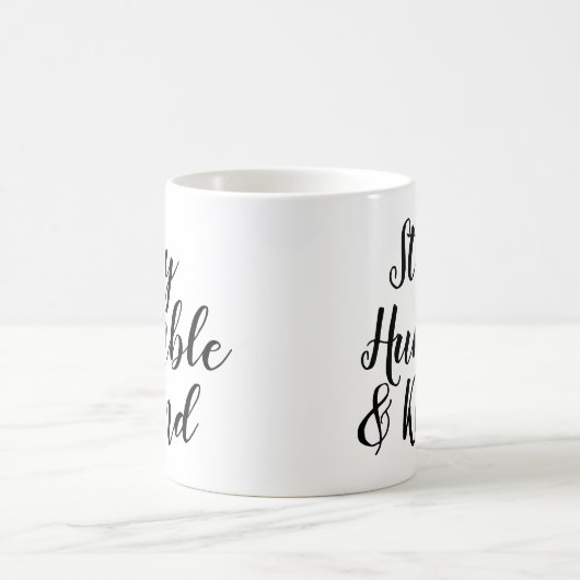Slogan Mug | Restez humble et gentil | Devis (Centre)