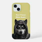 Slogan personnalisé coque iphone | Ninja Husky (Verso)