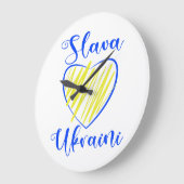 Slogan Slava Ukraine Glory naar het hart van Oekra Grote Klok (Hoek)
