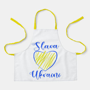 Slogan Slava Ukraine Glory naar het hart van Oekra Schort