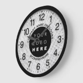 Slogan voor de Grey Silver Name van het bedrijf Grote Klok (Hoek)