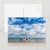 Slogan voor herstel van het hart iets beters / mee briefkaart (Voorkant / Achterkant)