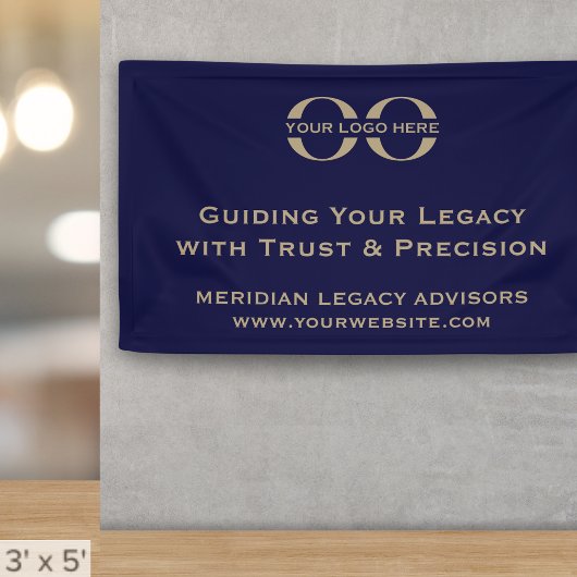 Slogan voor website van Business Logo Spandoek