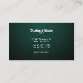 Slogans bar carte de visite (Dos)