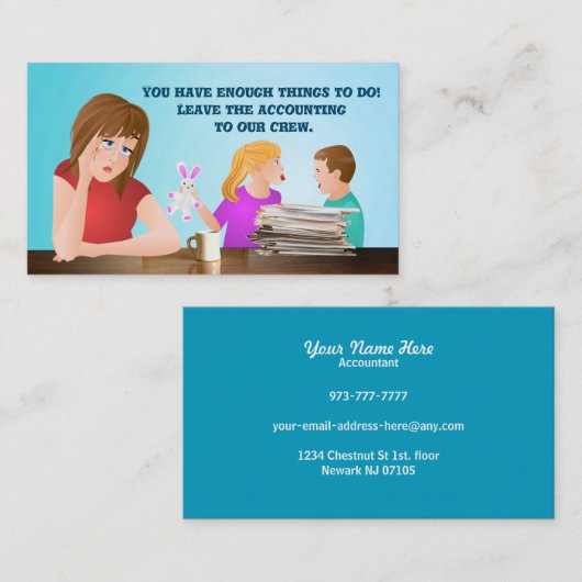 Slogans de cartes de visite de préparation (Devant / Derrière)