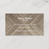 Slogans de clôture Cartes de visite (Dos)