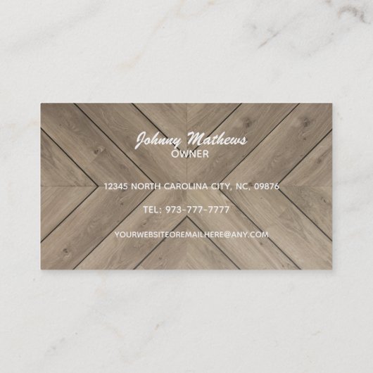 Slogans de clôture Cartes de visite (Dos)