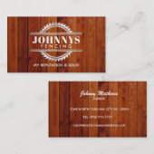 Slogans de clôture Cartes de visite (Devant / Derrière)