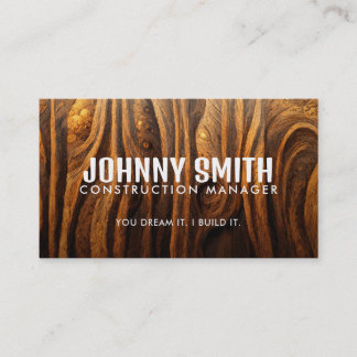 Slogans de construction Cartes de visite