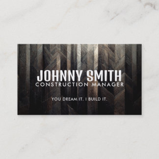 Slogans de construction Cartes de visite