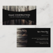 Slogans de construction Cartes de visite (Devant / Derrière)