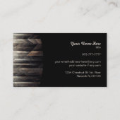 Slogans de construction Cartes de visite (Dos)