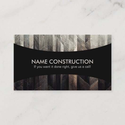 Slogans de construction Cartes de visite (Devant)