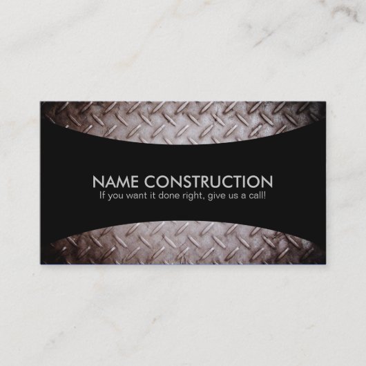 Slogans de construction Cartes de visite (Devant)