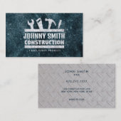 Slogans de construction personnalisables Cartes de (Devant / Derrière)