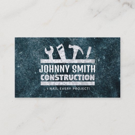 Slogans de construction personnalisables Cartes de (Devant)