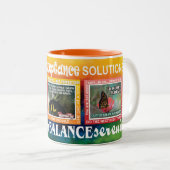 slogans de défis papillons mug 12 étapes (Devant droit)