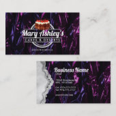 Slogans de gâteaux cartes de visite (Devant / Derrière)