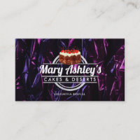 Slogans de gâteaux cartes de visite