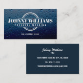 Slogans de lavage de pression Cartes de visite (Devant / Derrière)